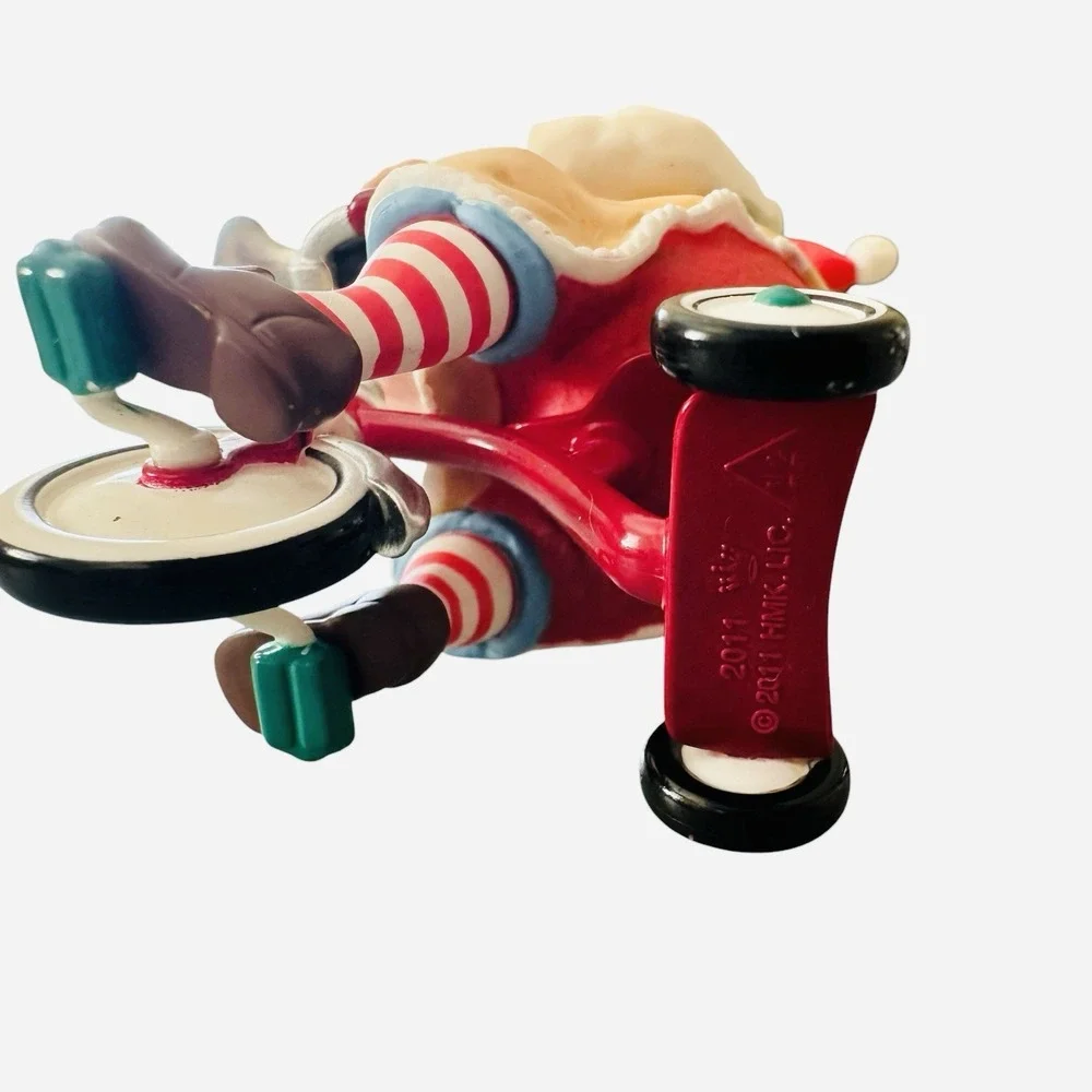 HALLMARK Keepsake Santa On Tricycle‎ Christmas Ornament 12TH In SERIES
